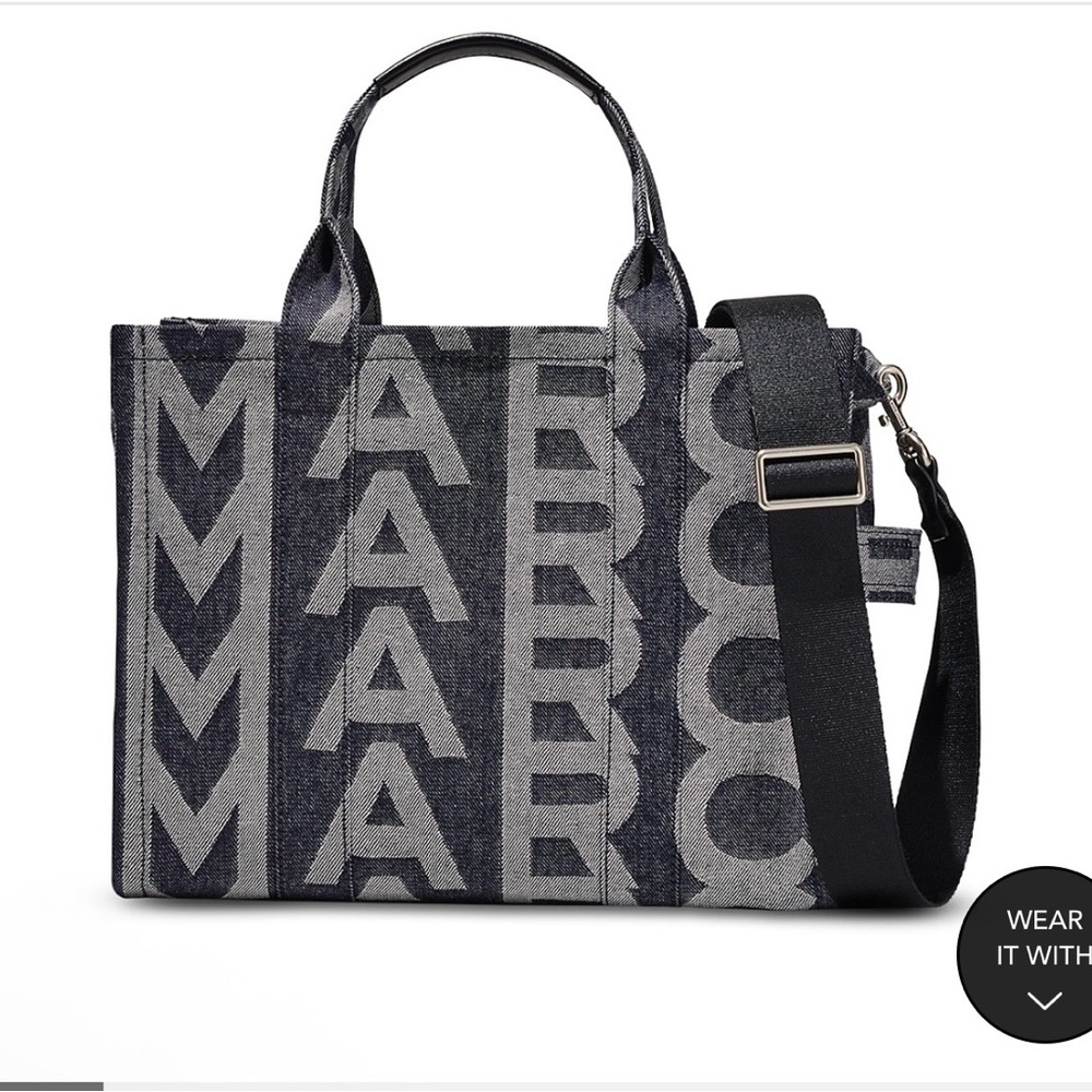 Marc Jacobs “The Monogram Medium Denim Tote”